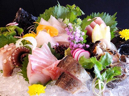 写真：取扱商品　大根つま・大葉・小菊・花穂